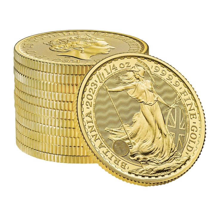 Britannia - Queen Elizabeth II 1/4 uncji Złota 2023