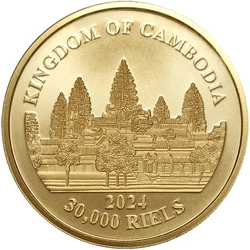 Cambodia: The Lost Tiger of Cambodia 1 uncja Złota 2024