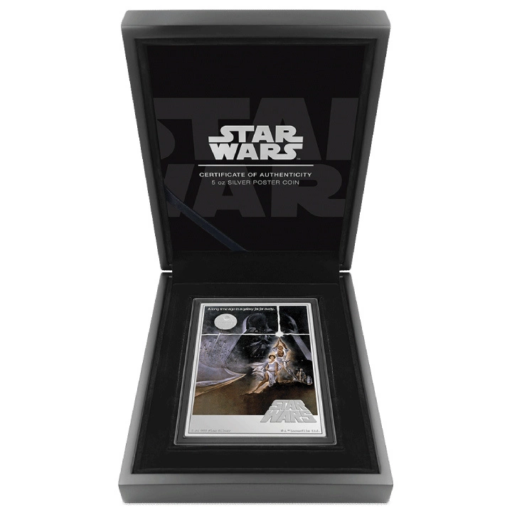 Niue: Star Wars - A New Hope kolorowany 5 uncji Srebra 2023 Proof