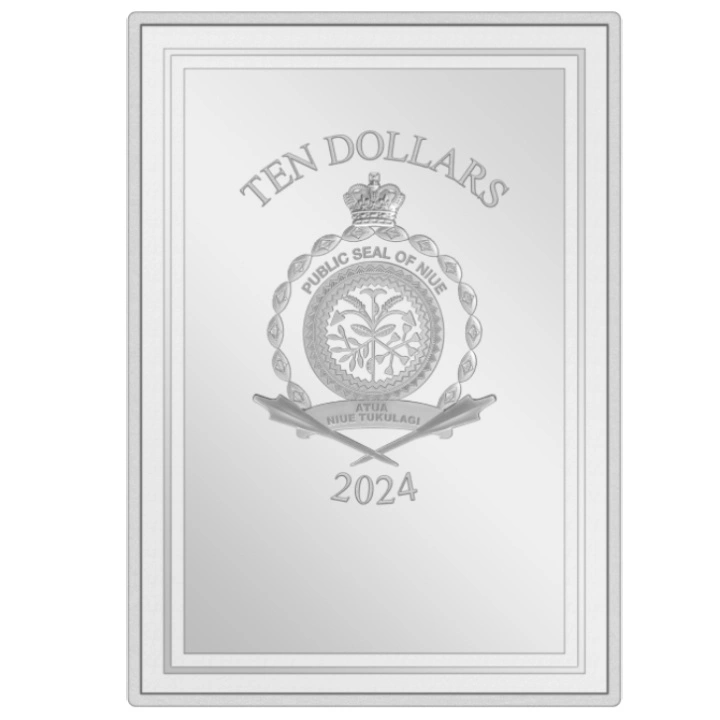 Niue: Star Wars - The Phantom Menace kolorowany 5 uncji Srebra 2024 Proof