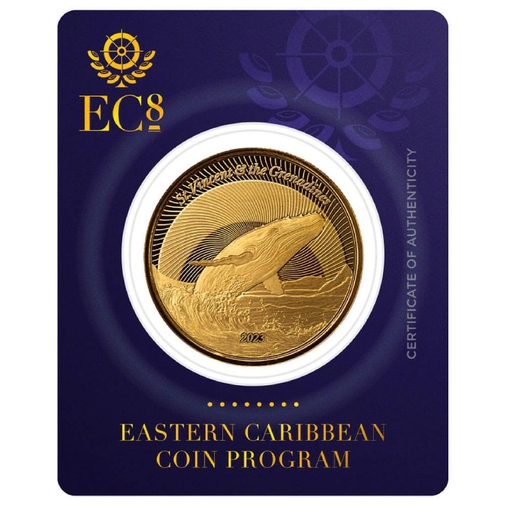 St. Vincent & The Grenadines - Humpback Whale 1 uncja Złota 2023 Proof