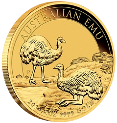 Australijski Emu 1 uncja Złota 2020 MS 70 NGC First Day of Issue