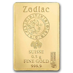  Sztabka Pamp Zodiac: Lew 0,5 grama złota