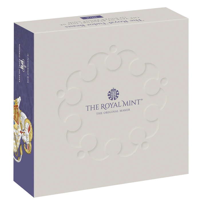 The Royal Tudor Beasts: The Yale of Beaufort 1 uncja Srebra 2023 Proof