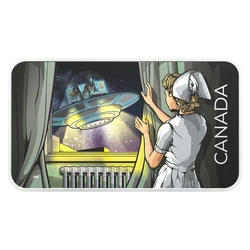Canada: Canada’s Unexplained Phenomena - The Duncan Incident kolorowany $20 Srebro 2023 Proof