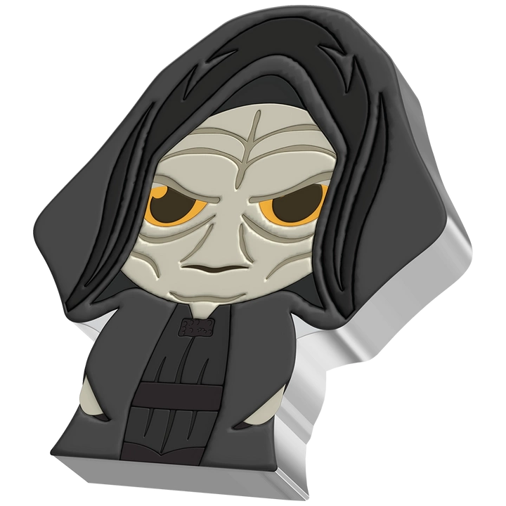 Niue: Star Wars - Emperor Palpatine Chibi Coin kolorowany 1 uncja Srebra 2022 Proof