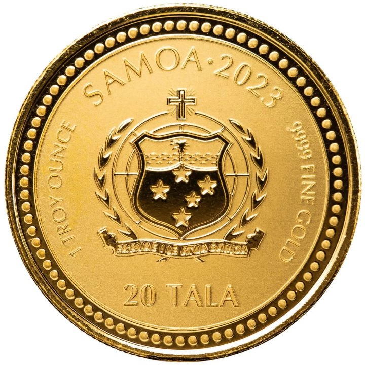 Samoa: The Teacher 1 uncja Złota 2023 Proof