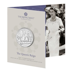 The Queens Reign - Commonwealth Miedzionikiel £5 2022
