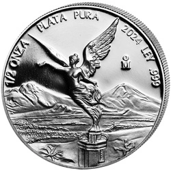 Mexican Libertad 1/2 uncji Srebra 2024 Proof