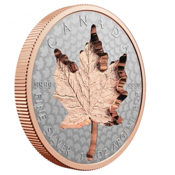 Maple Leaf Super Incuse 1 uncja Srebra 2022 Proof