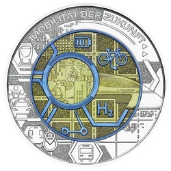 Niobowa Seria: Inteligentna mobilność 25 Euro 2021