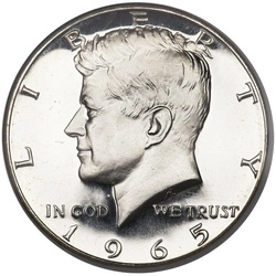 USA: 50 Centów - Half Dollar (0,50 USD) Srebro Różne Roczniki (próba Ag.400) Obiegowy 10 sztuk