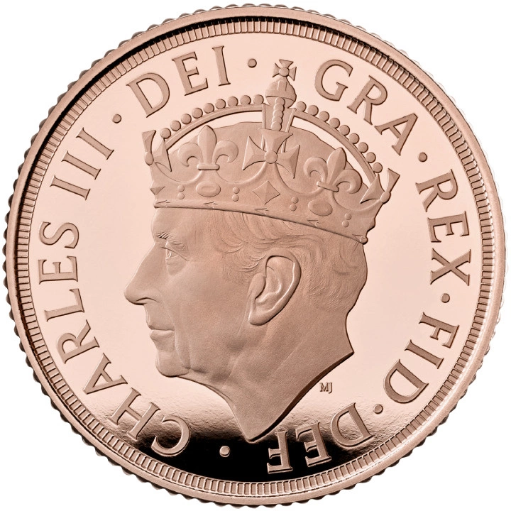 Wielka Brytania: The Coronation of His Majesty King Charles Sovereign Zestaw 5 monet 2023 Proof