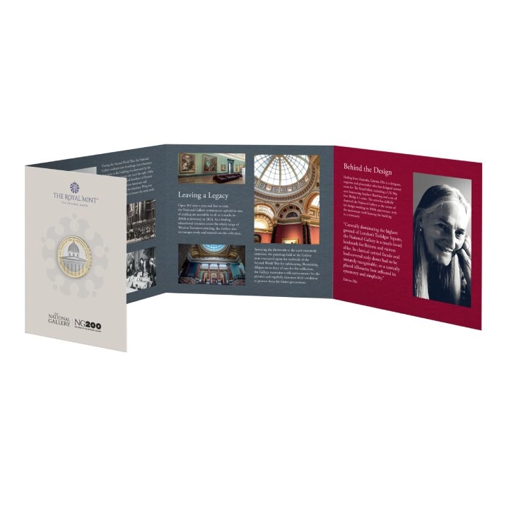 Celebrating 200 Years of the National Gallery £2 Miedzionikiel 2024