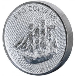 Cook Islands HMS Bounty 2 uncje Srebra 2020