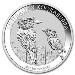 Kookaburra 1 uncja Srebra 2017