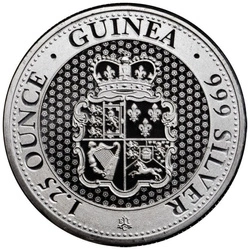 St Helena: Rose Crown Guinea 1.25 uncji Srebra 2018