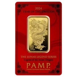 Sztabka Pamp Year of the Dragon - Legend of the Azure Dragon 1 uncja Złota 2024
