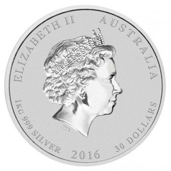 Lunar II: Rok Małpy 1000 gramów Srebra 2016