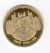 Henryk VIII 1/25 uncji Złota 2006 Proof