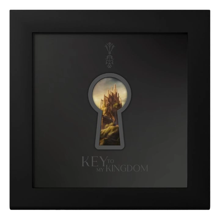 Cook Islands: Key to my Kingdom 1 uncja Srebra 2023 Ultra High Relief Antiqued Coin