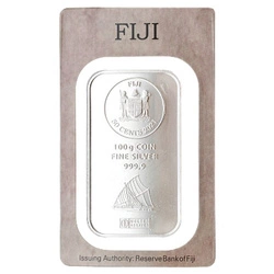 Sztabko Moneta Fiji 100 gramów Srebra 2021