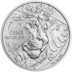 Niue: Czech Lion 1 uncja Srebra 2024