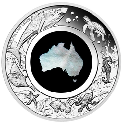 Great Southern Land 1 uncja Srebra 2021 Proof (Moneta z masą perłową)