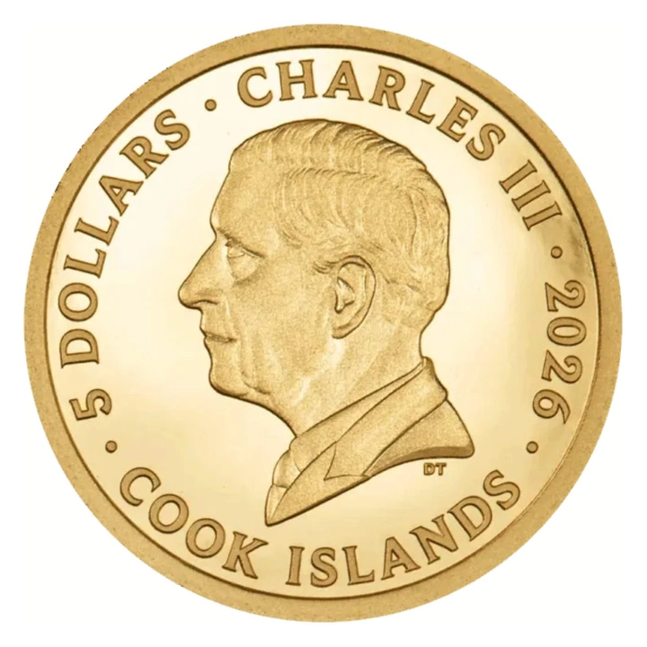 Cook Islands: Legends Savage Vikings 0.5 g Złota Proof 2026