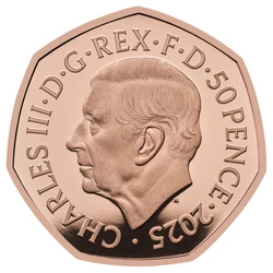 Harry Potter: The Patronus 50p Złoto 2025 Proof 