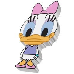 Niue: Disney - Daisy Chibi Coin kolorowany 1 uncja Srebra 2021 Proof