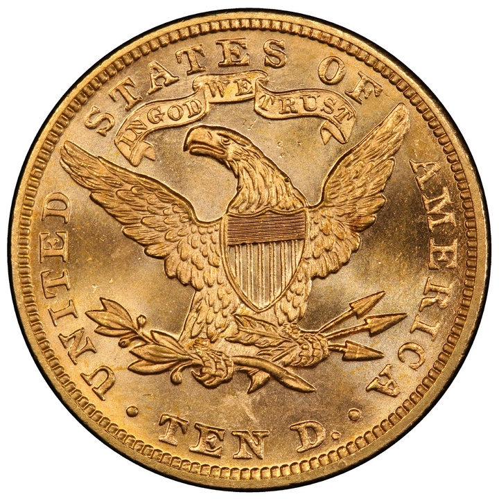 Liberty Head $10 Złoto 1892