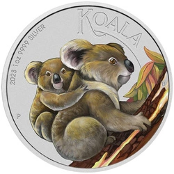 Koala kolorowana 1 uncja Srebra 2023 (Perth National Stamp and Coin Exhibition)