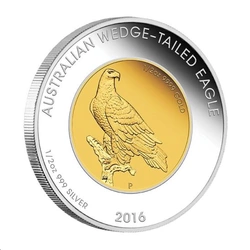 Orzeł Australijski 1/2 uncji srebra i 1/2 uncji złota Proof (bi-metal) 2016