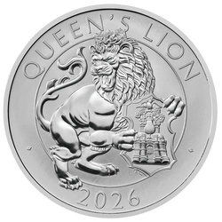 The Royal Tudor Beasts: Queen’s Lion 2 x 1 uncja Srebra 2026 Proof/Matte Proof