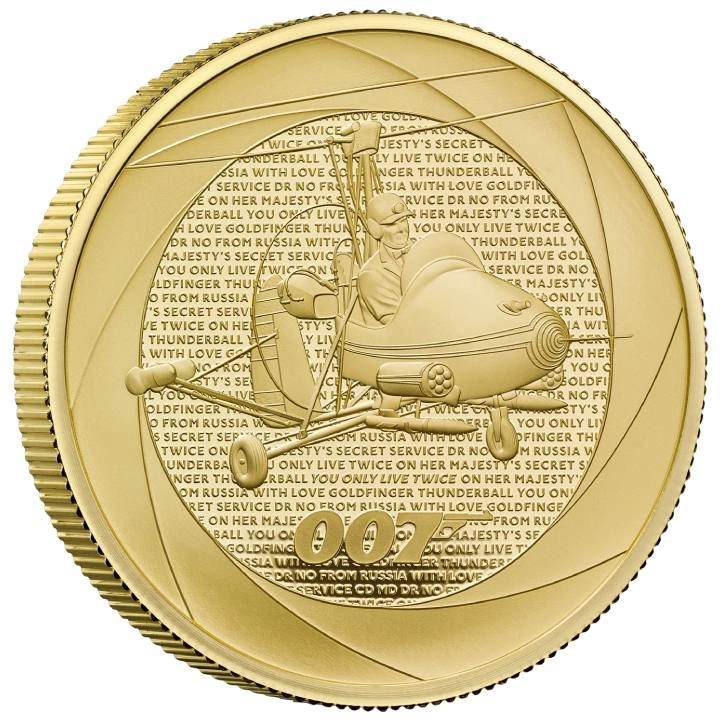 Bond Films of the 60s 2 uncje Złota 2023 Proof