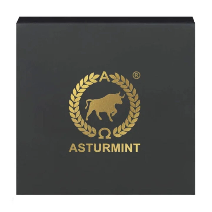 Sztabka Asturmint: Poker Cards - King of Clubs kolorowany 2 uncje Srebra 2024 Antique Finish