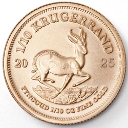 Krugerrand 1/10 uncji Złota 2025