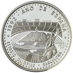 Kuba: Barcelona Olympic Stadium 5 uncji Srebra 1991