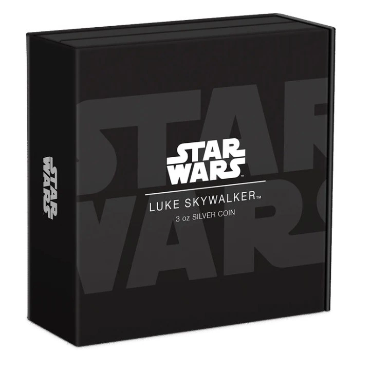 Niue: Star Wars - Luke Skywalker kolorowany 3 uncje Srebra 2023 Proof