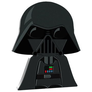 Niue: Star Wars - Darth Vader Chibi Coin kolorowany 1 uncja Srebra 2020 Proof