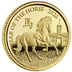 Royal Mint Lunar: Rok Konia 1/40 uncji Złota 2026 Proof