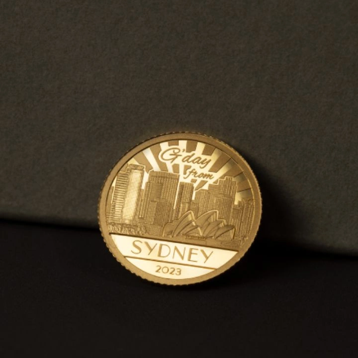 Cook Islands: Big City Lights – Sydney 0,5 grama Złota 2023 Proof