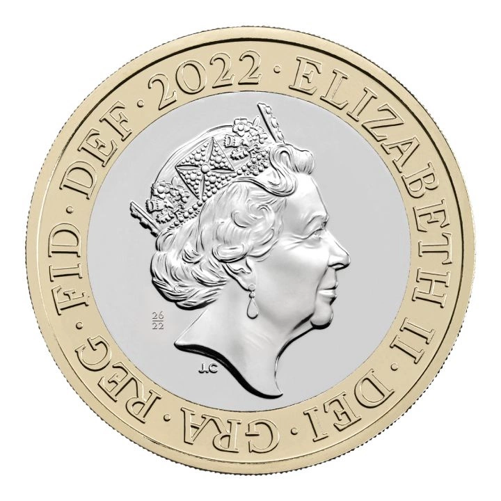 Zestaw 10 monet Her Majesty Queen Elizabeth Miedzionikiel 2022