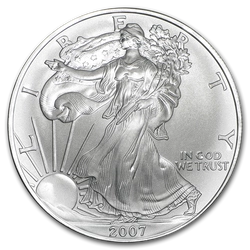 Amerykański Orzeł 1 uncja Srebra 2007