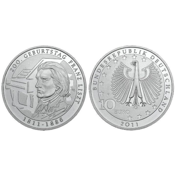 Niemcy, 10 Euro Srebro Różne Roczniki (próba Ag.625)