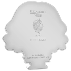 Niue: Harry Potter - Hermione Chibi Coin kolorowany 1 uncja Srebra 2020 Proof
