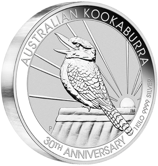 Kookaburra 1000 gramów Srebra 2020