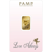 5 gramów Sztabka Złota Pamp Love Always