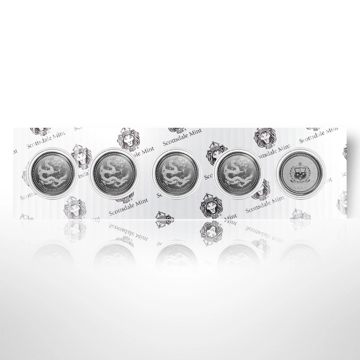 Samoa: Year of the Dragon 2 uncje Srebra 2024 Prooflike